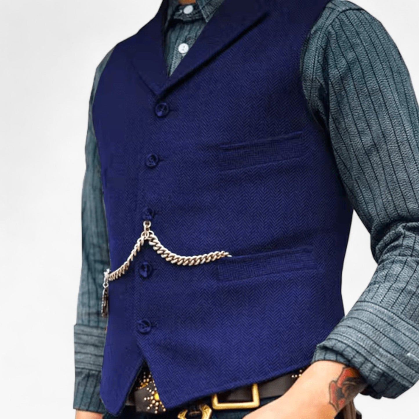 Frédy | Men's Suit Vest — Urban Chic & Authentic Details