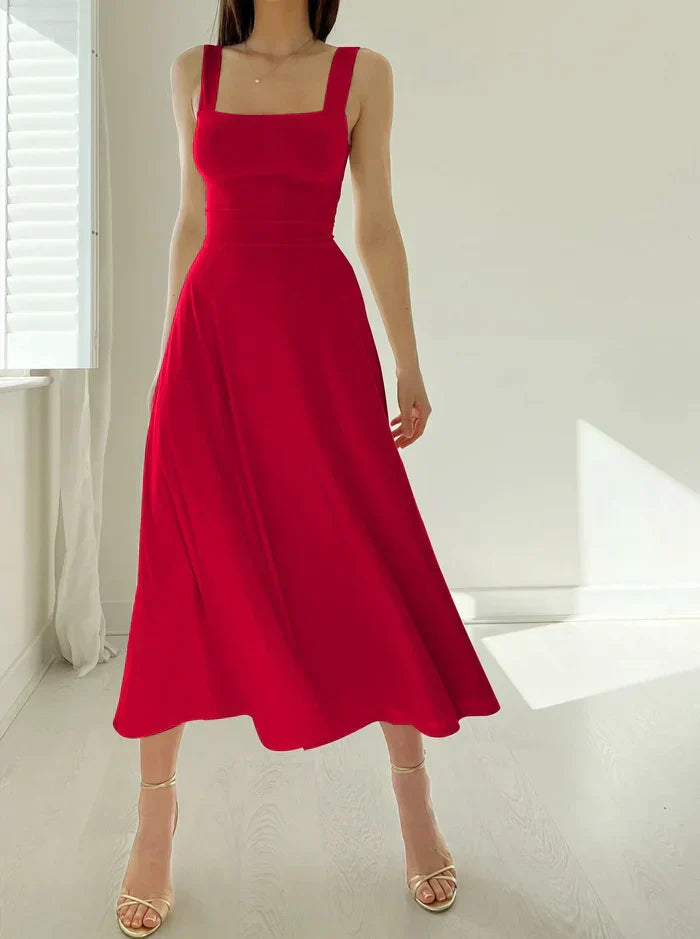 Polly Womens Sexy Dress In Luxurious Fabric With Flattering Silhouette And Breathable Comfort
