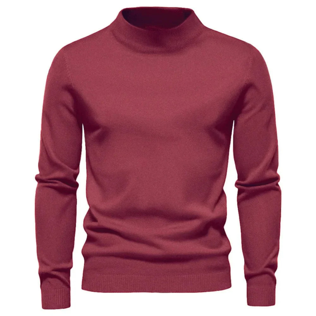 Warm winter turtleneck pullovers for men | Long sleeves