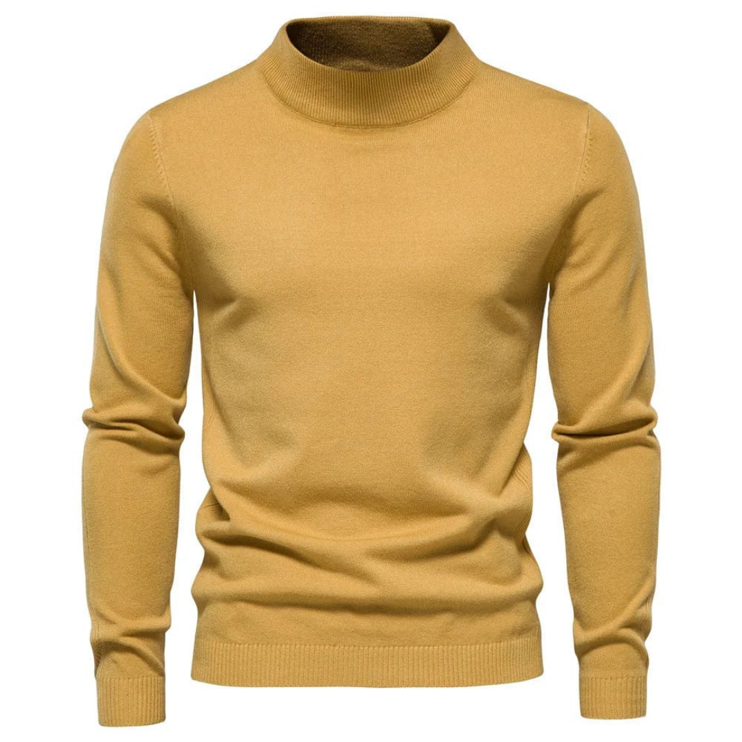 Warm winter turtleneck pullovers for men | Long sleeves