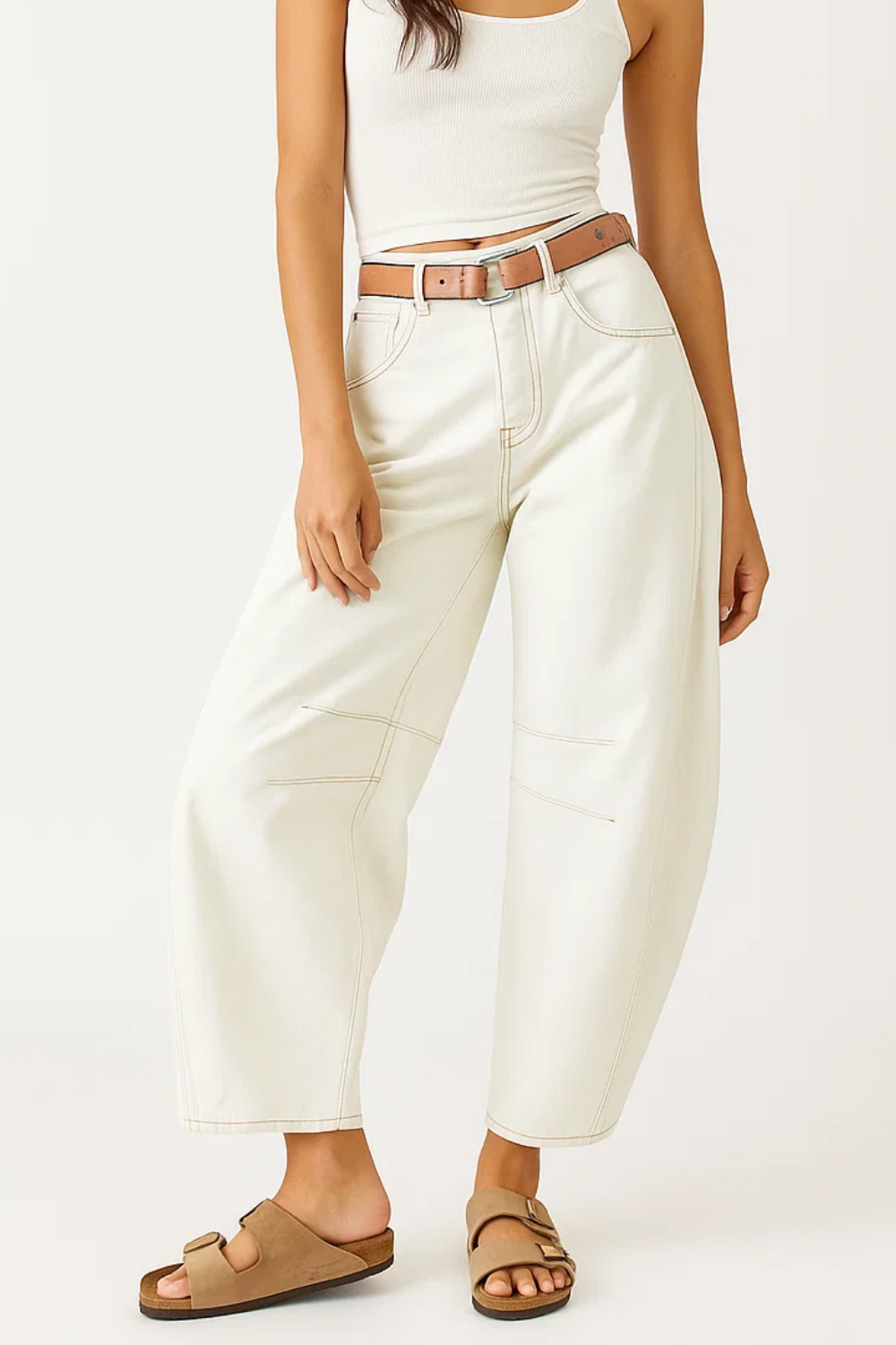 Retro Cut Casual Jeans for Women