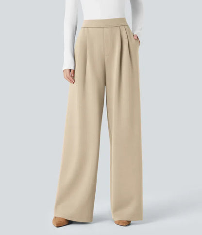 Marit High Waist Pants For Women Classic Elegant Fit With All Day Comfort Ideal For Office And Everyday Wear