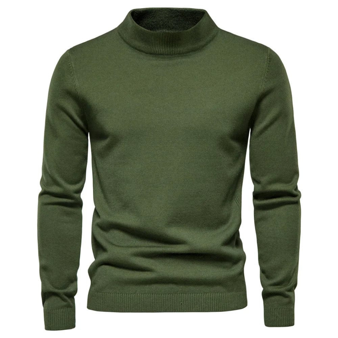 Warm winter turtleneck pullovers for men | Long sleeves