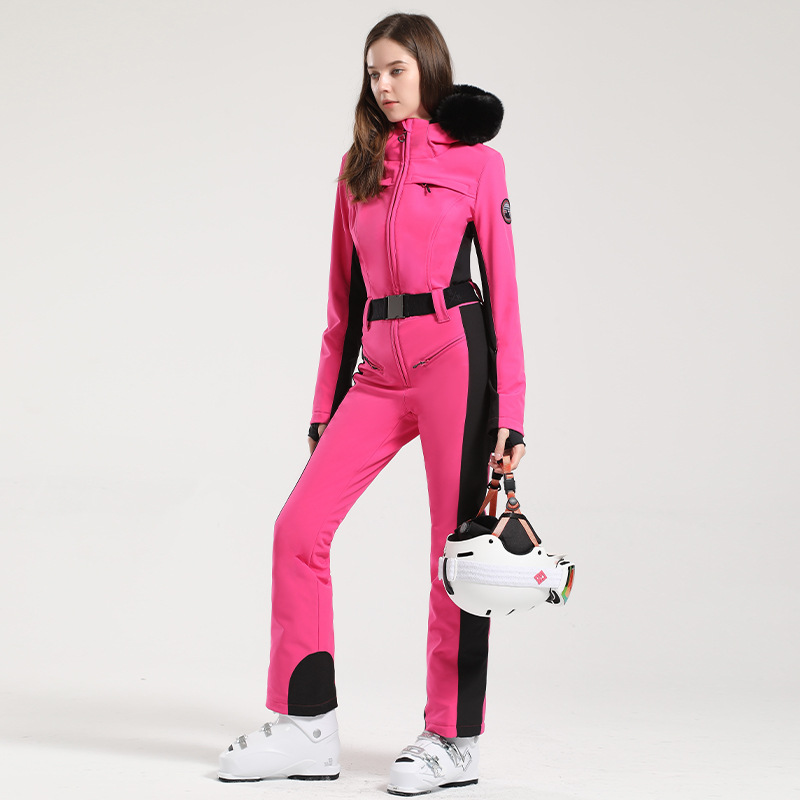 One Piece Ski Suit For Women Windproof Warmth And Protection For Female Ski Enthusiasts