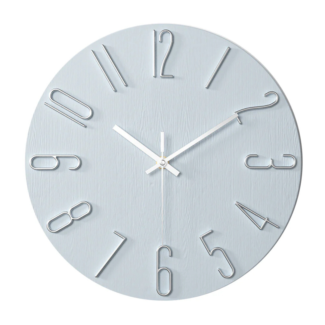 Noble Modern Wall Clock For Living Room Precision Timekeeping Minimalist Elegant Home Accent For Design Lovers