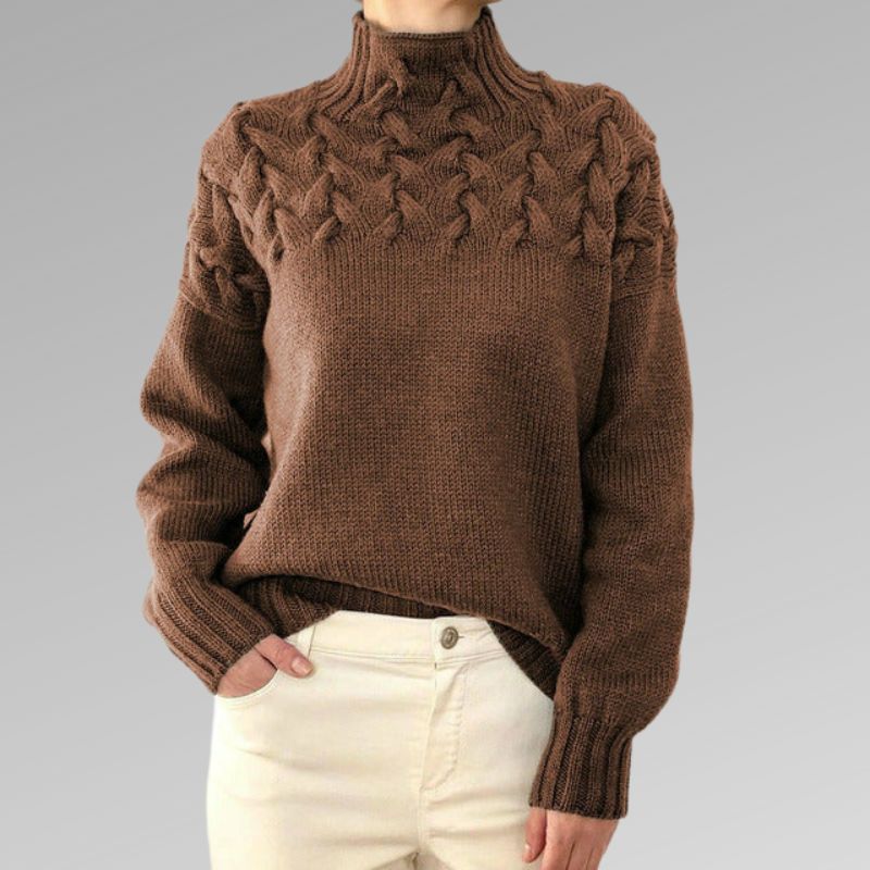 Box - Turtleneck sweater - elegance and warmth