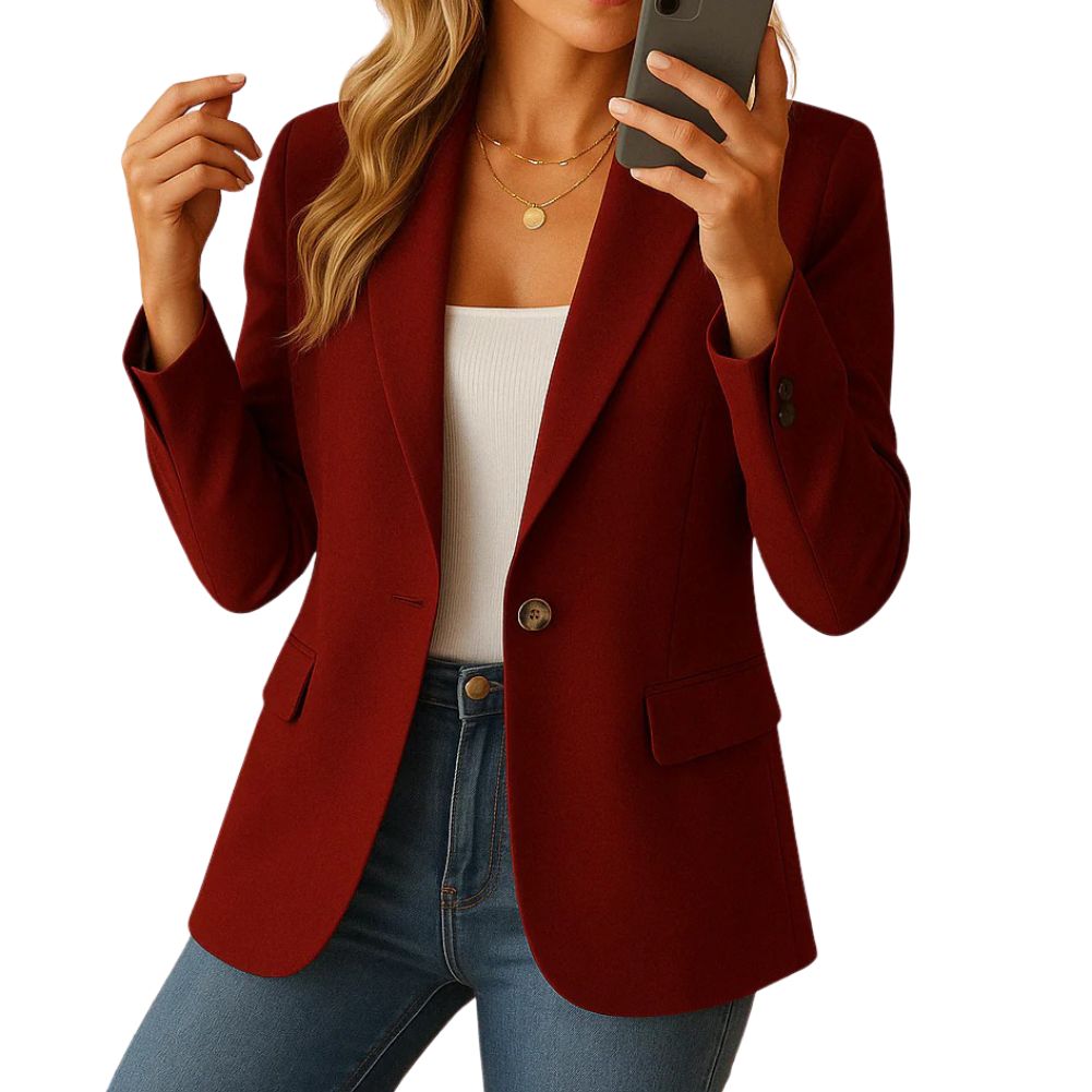 Women's Blazers For Work And Everyday Wear Versatile Tailored Office Blazer For Meetings And Casual Outings