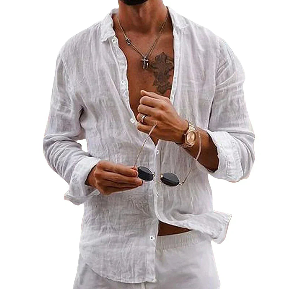 Alex | Comfortable Linen Shirt for Men