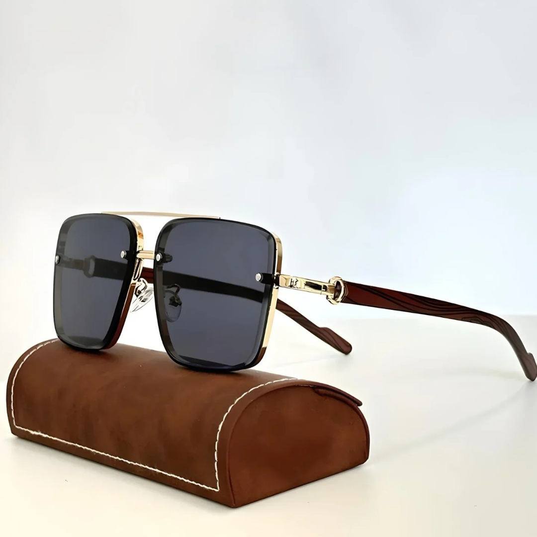 Sean Polarised Sunglasses for Men, Lightweight Frames, Glare Reducing Lenses, All Day Sun Protection