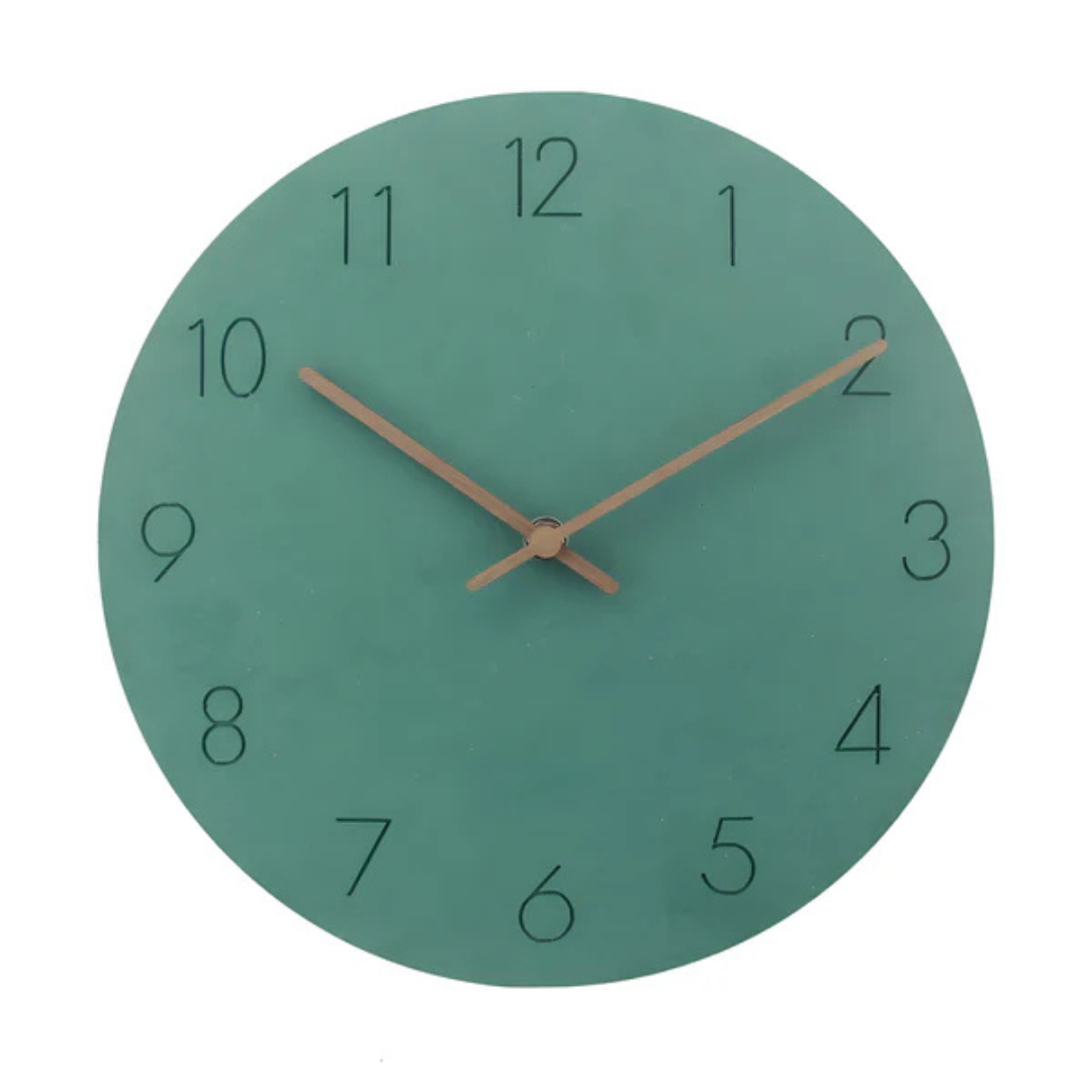 Nork Minimalist Wooden Wall Clock With Silent Precision For Modern Homes A Timeless Statement Piece