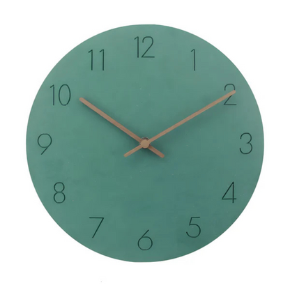 Nork Minimalist Wooden Wall Clock With Silent Precision For Modern Homes A Timeless Statement Piece