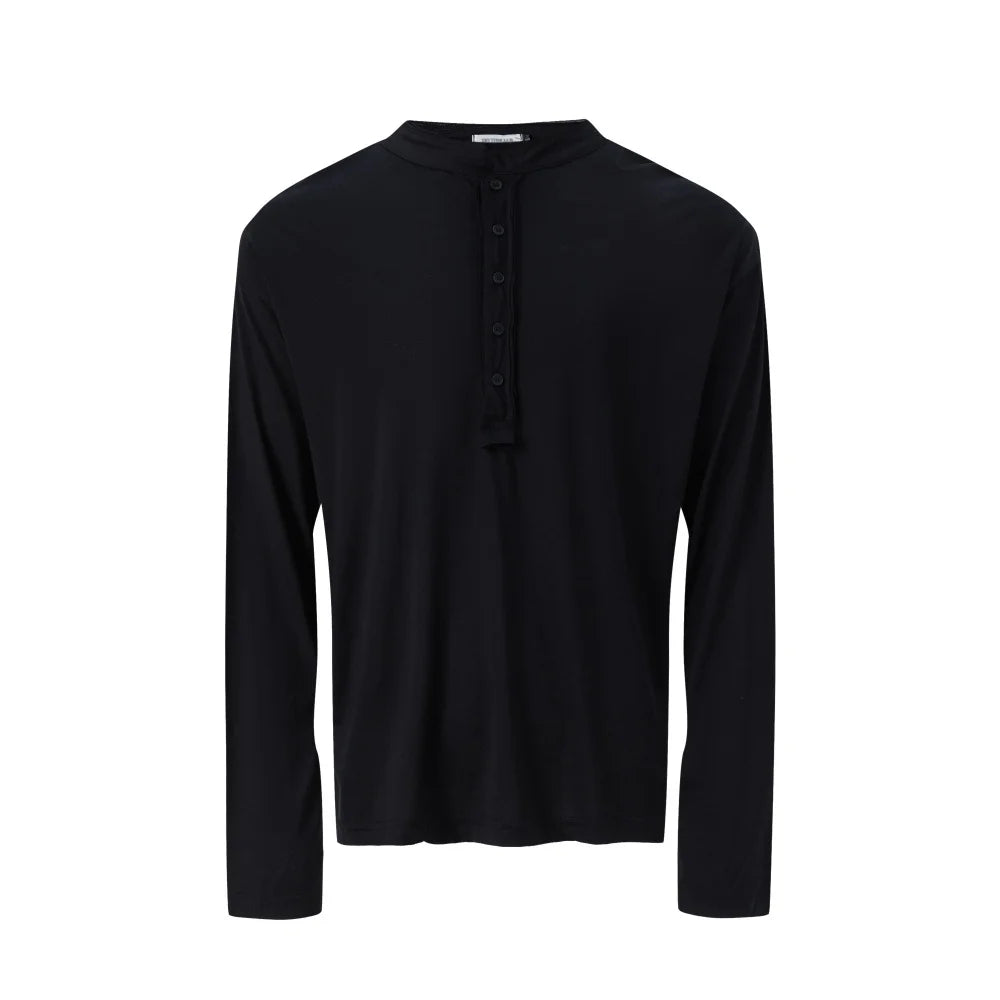 Worn Placket Henley