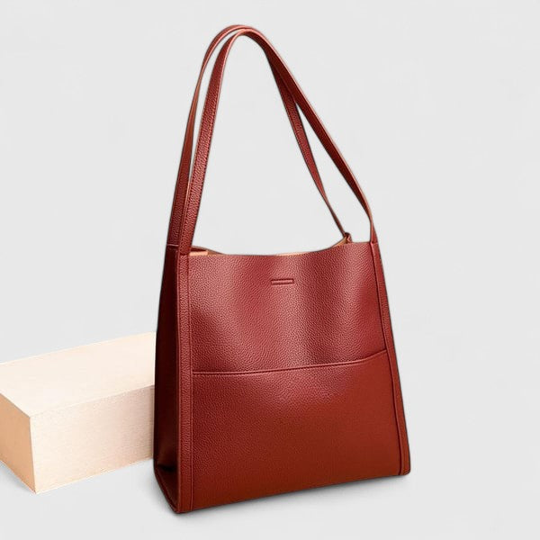 Women's Minimalist Shoulder Bag with Sleek Design and Adjustable Strap