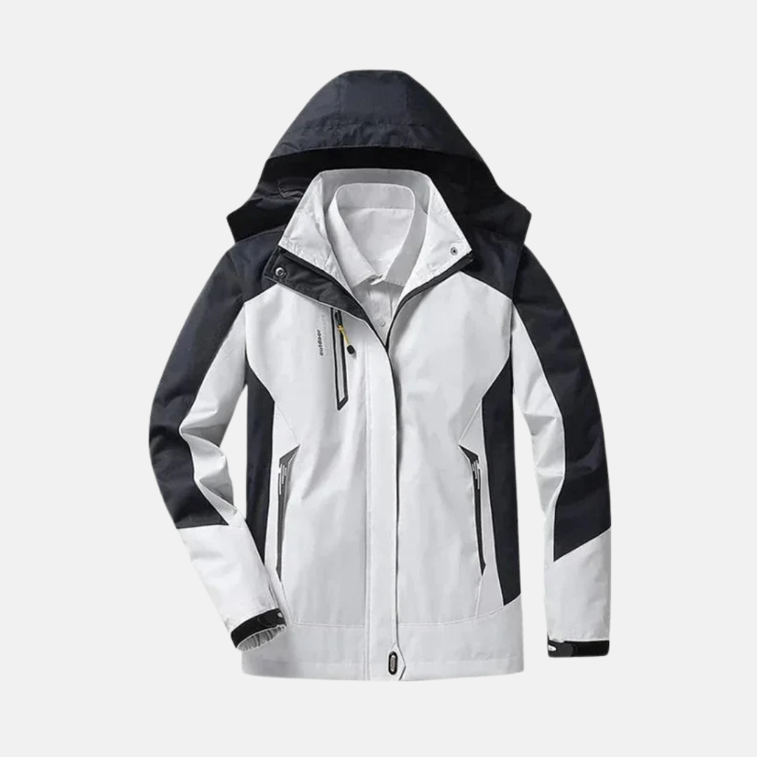 Women’s Jacket - Stand Collar Hood - Full-Zip Closure