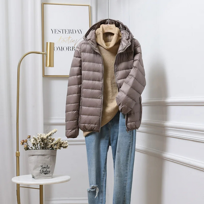 Women’s Hooded Puffer Jacket | Stylish Outerwear