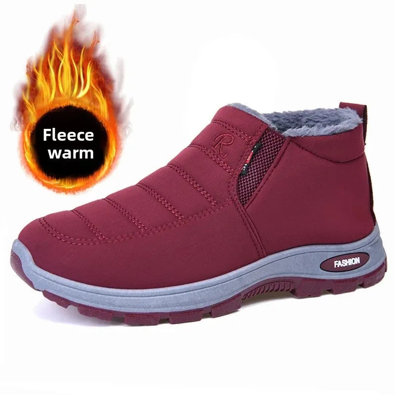 Nord Mens Waterproof Snow Boots For Winter Weather With Plush Lined Comfort And Dry Feet