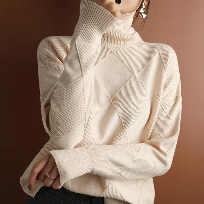 Women’s Sweater with Collar Neck