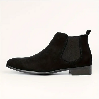 Men's Chelsea Boots Classic Slip On Ankle With Elastic Panels For Snug Fit And All Day Comfort