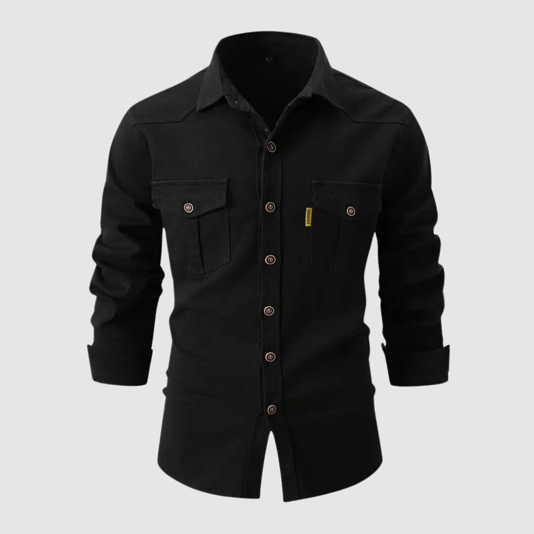 Ryan Cotton Casual Shirt By TrendAura Classic Breathable Button Down With Modern Fit
