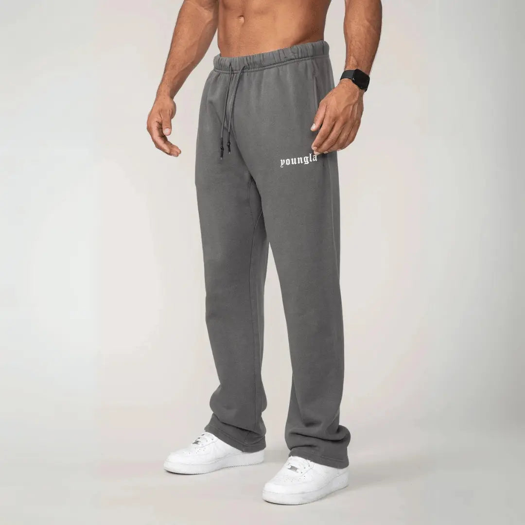 Waylynn Mens Classic Fit Sweatpants Elastic Waistband Drawstrings Soft Fleece For Everyday Wear