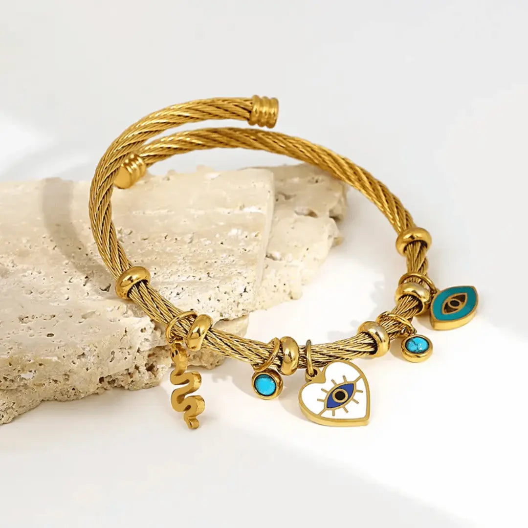 Serafina Protection Cuff Bracelet