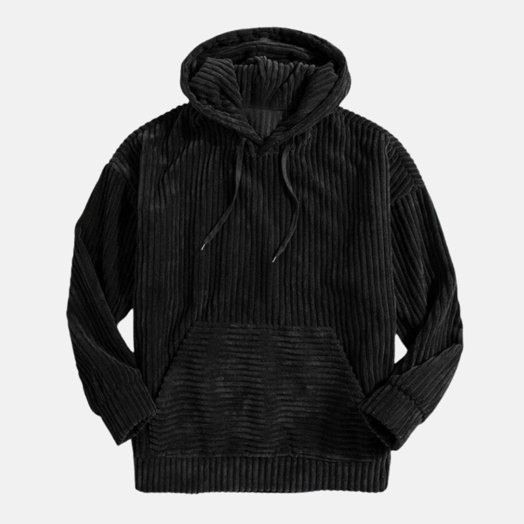 Ronie | Classic Hoodie made of Corduroy Material for Men