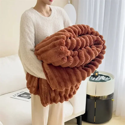 Ultra cozy quilted comfort blanket