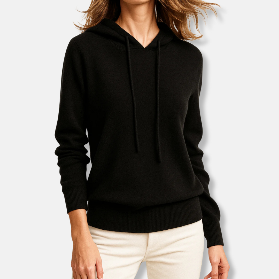 Women’s Hoodie - Knit - Relaxed Fit - Hooded - Long Raglan Sleeves