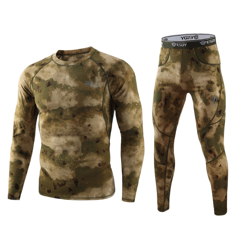 TrendAura Nordvail Thermal Base Layer Set for Men With Dense Fur Lining and Heat Lock Technology
