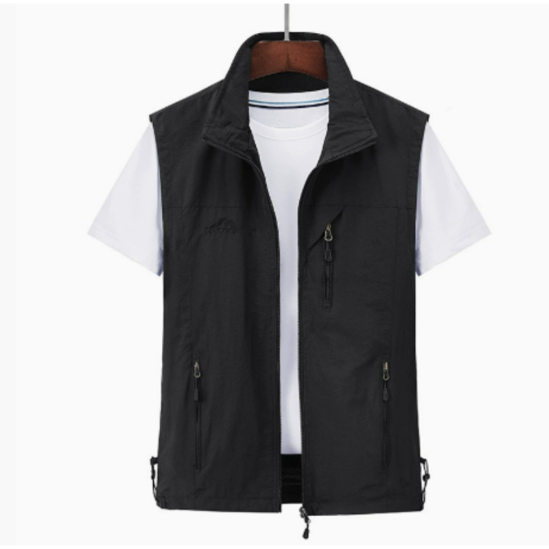Men's Outdoor Gilet Half Zip Lightweight Layer For Hiking And Running Ready Durable For Active Outdoor Enthusiasts