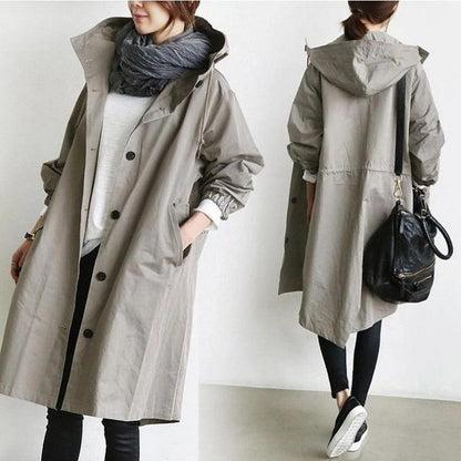 Kelly Womens Windbreaker Casual Midlength With Long Sleeves