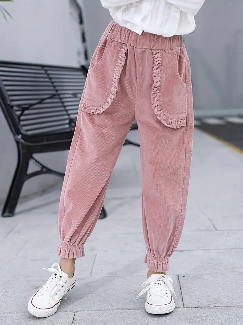 Women's Corduroy Trousers | Winter Cropped Fit