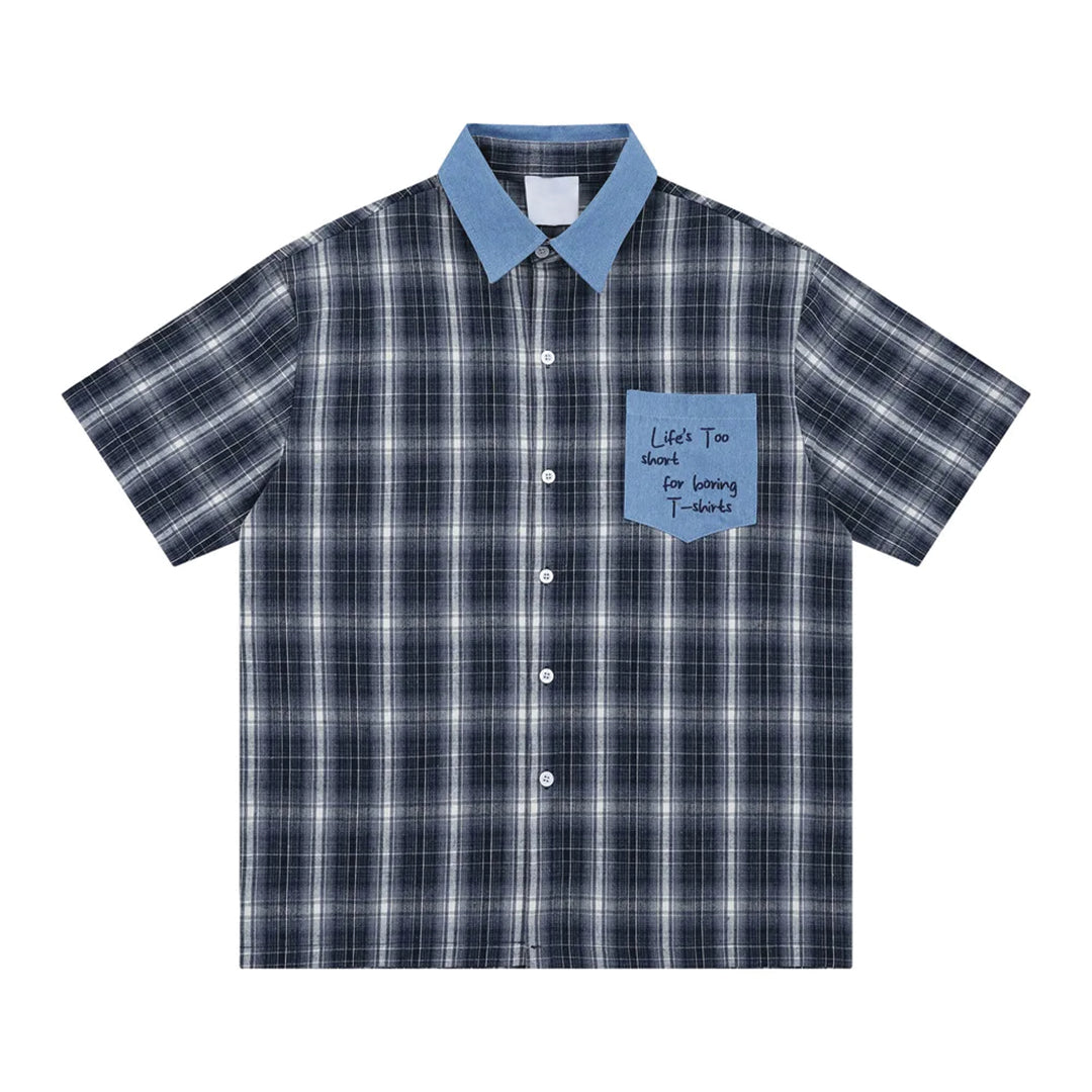 Side Note Plaid Shirt