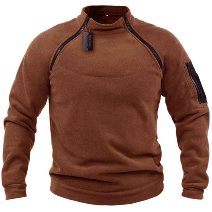 Eloura-Moda | Men's fleece hoodie with zipper