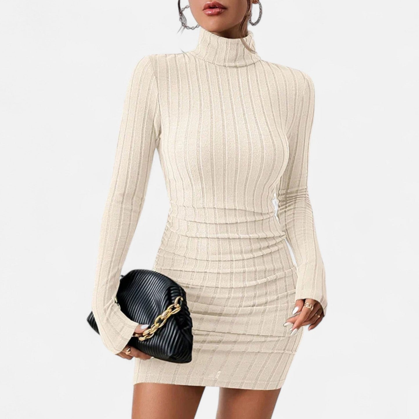 Ancienne Monde | Short Fitted Dress for Women – Elegant Support for Summer Evenings