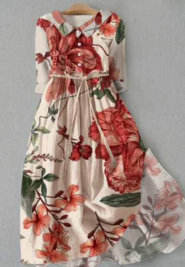 Ilse - Vintage floral dress