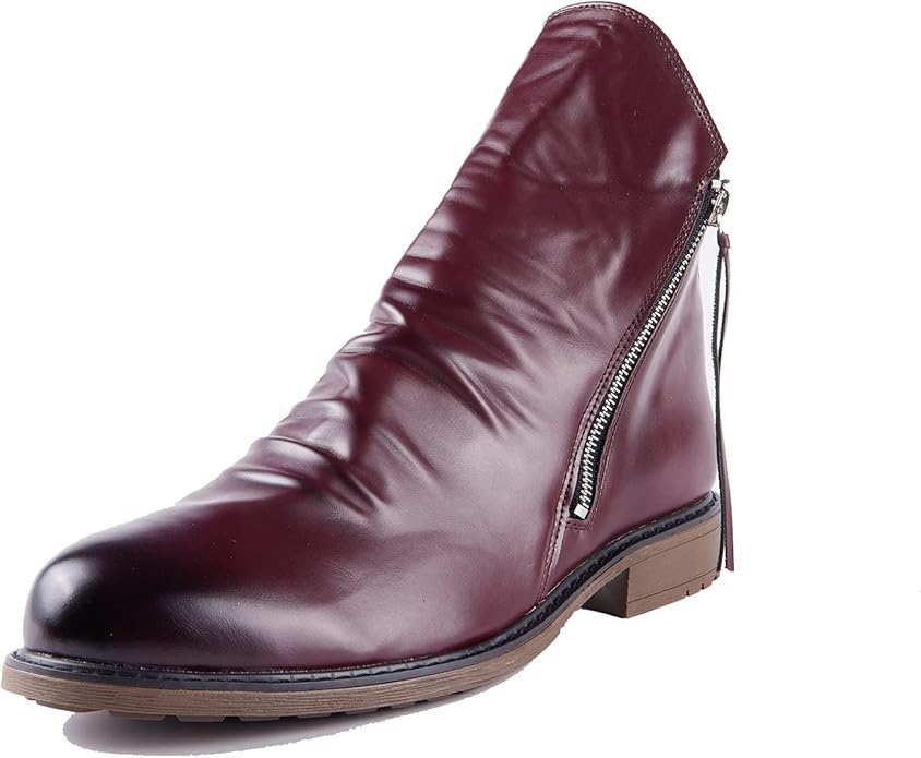 Mens Ankle Boots With Side Zip And Low Heel For Smart Everyday Style And Versatile For Men