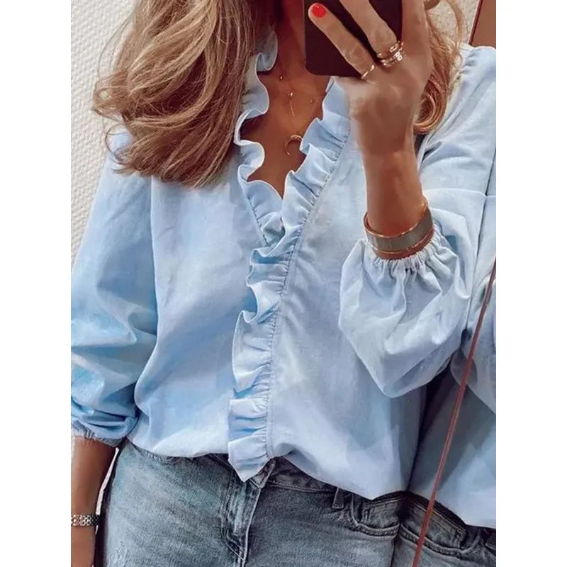 Jennie Timeless Elegant Blouse For Professionals Sustainable Easy Care Chic Design All Occasions