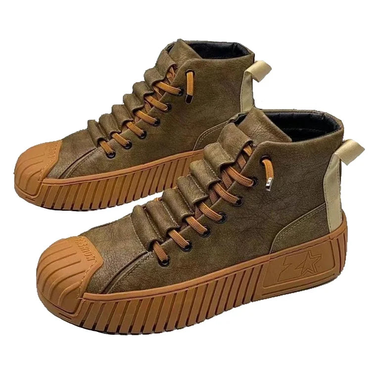 RayZing | Men’s Winter Boots – Casual Ankle Lace-Up Shoes