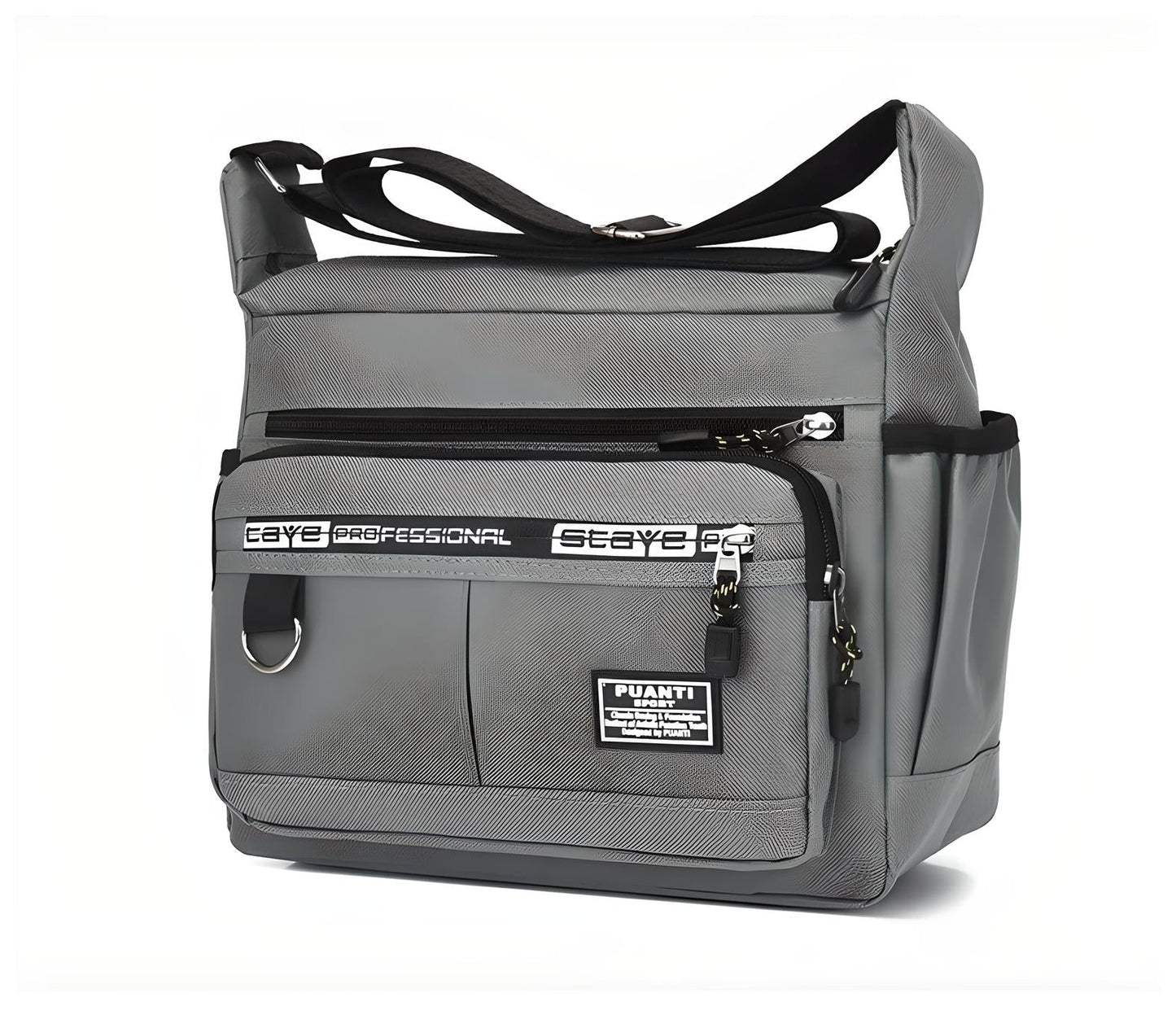MetroGuard Anti Theft Messenger Bag For Professionals With Hidden Back Pocket And Waterproof Durability