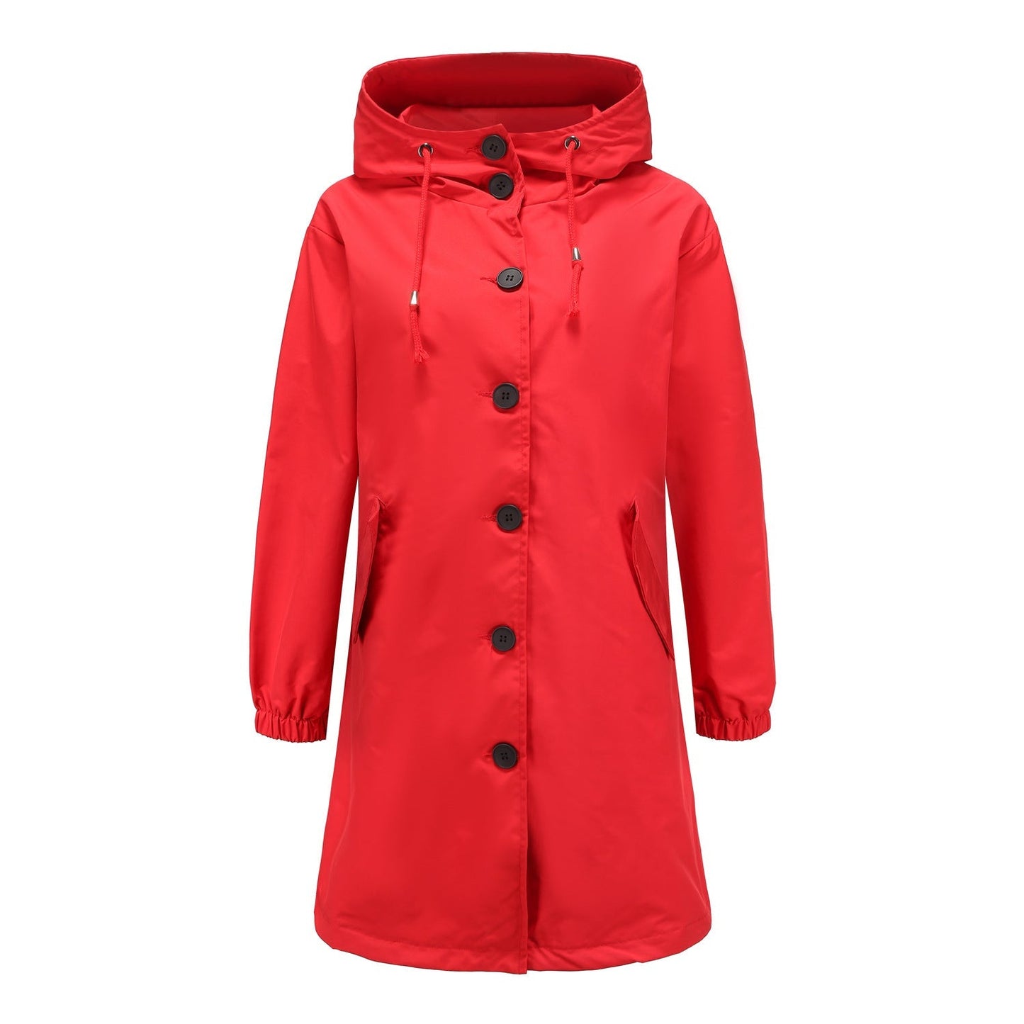 Kaoutar Long Hooded Parka For Women Urban Chic Weatherproof Coat With Adjustable Hood