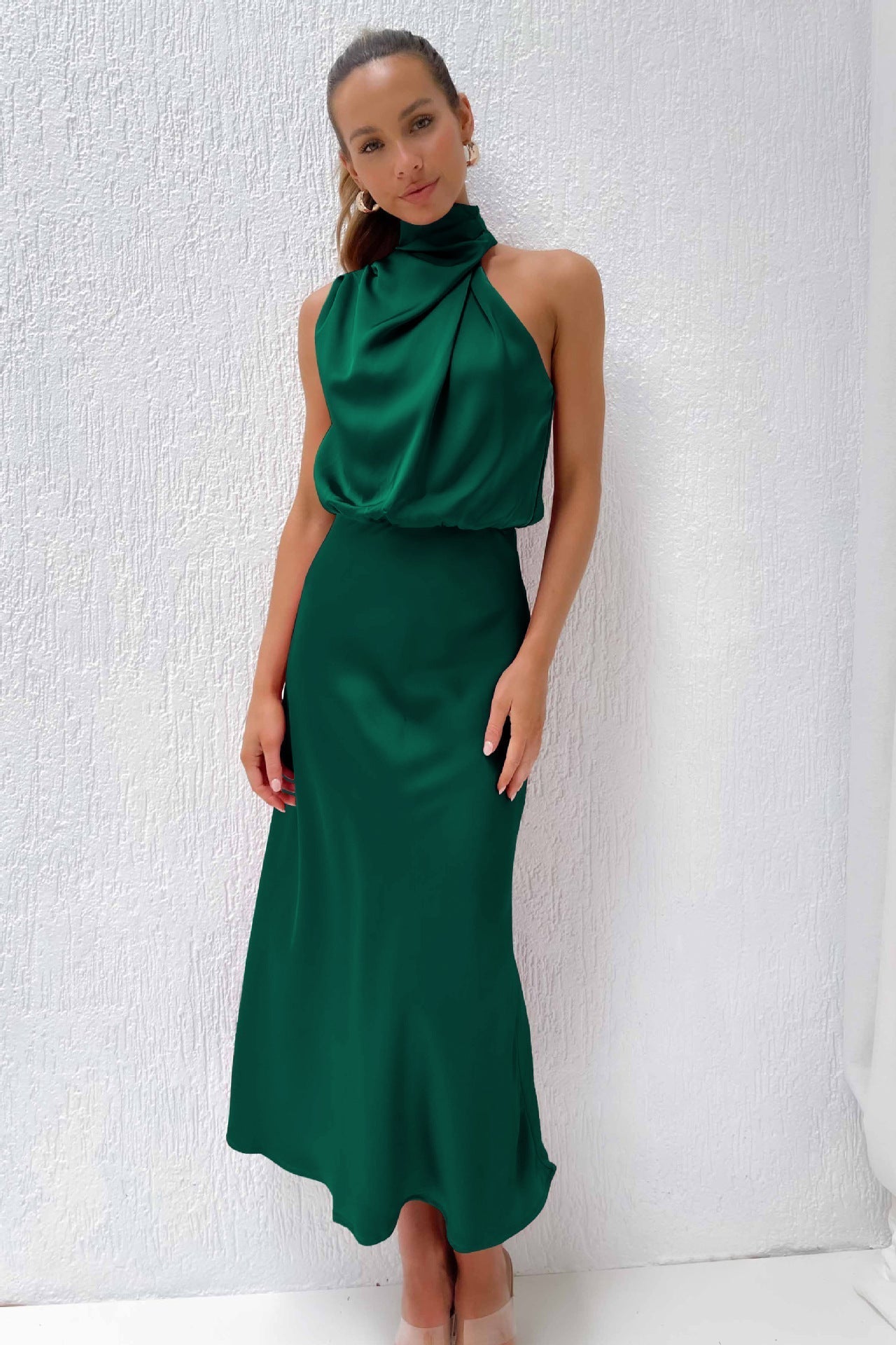 Lena Satin Evening Dress For Women Timeless Versatile Gown For All Occasions Elegant Premium Satin