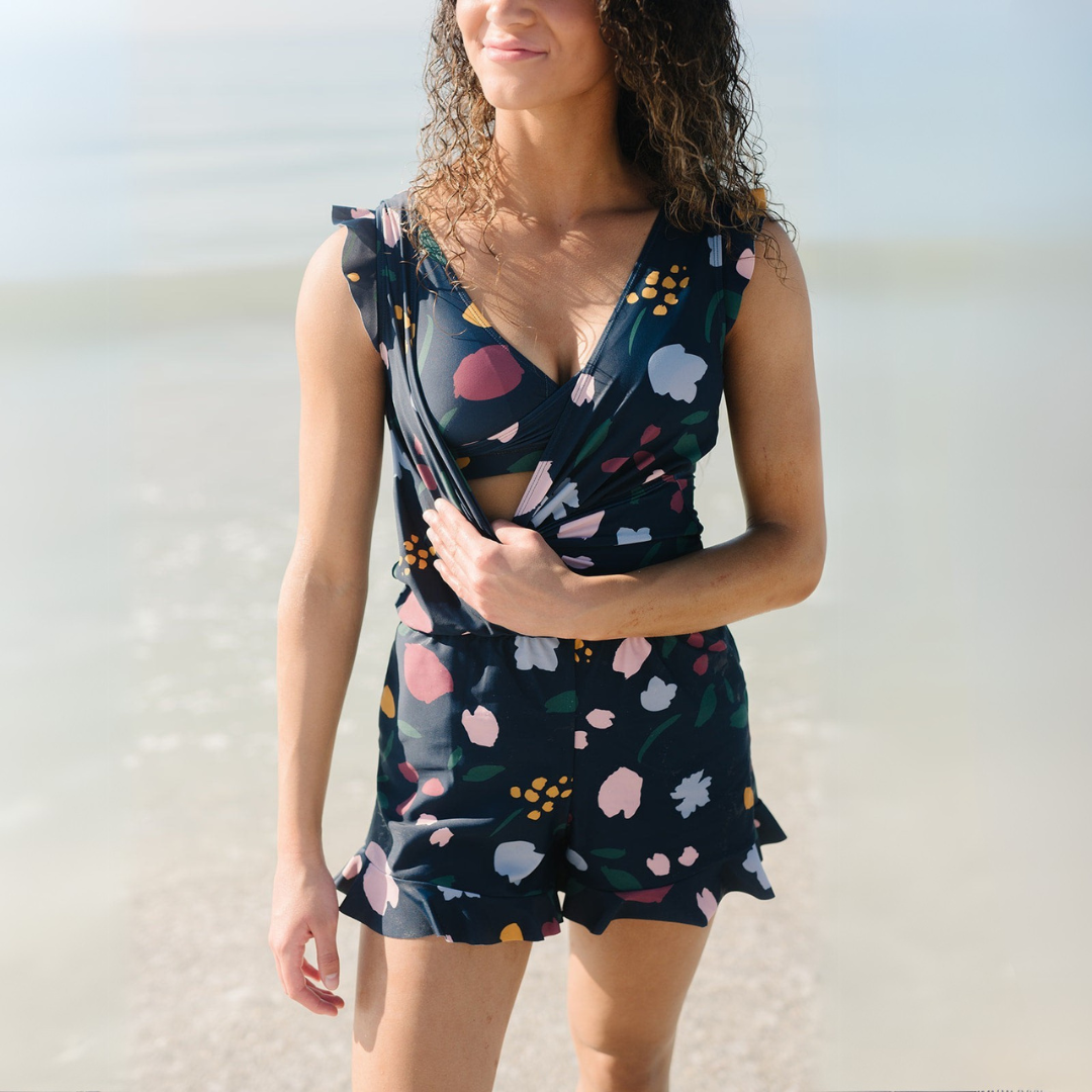 Gulnaz | Short Jumpsuit With Integrated Bra