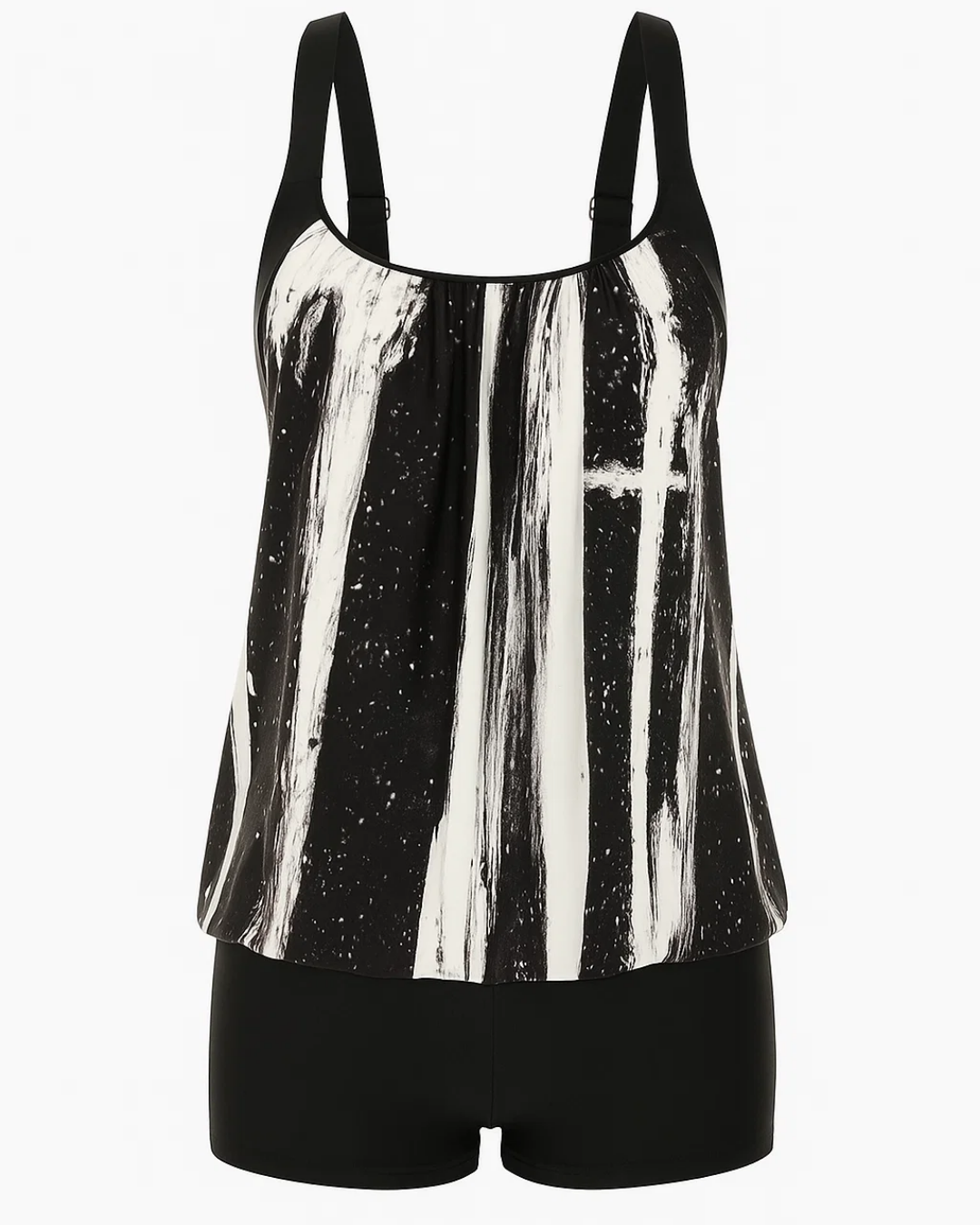 Stretchy Tankini Swim Set for Women