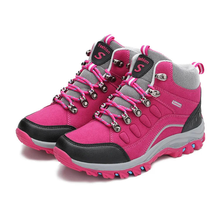 Outterra Ankle Hiking Boots Unisex Cushioned Insole Rugged Non Slip Sole For Men And Women