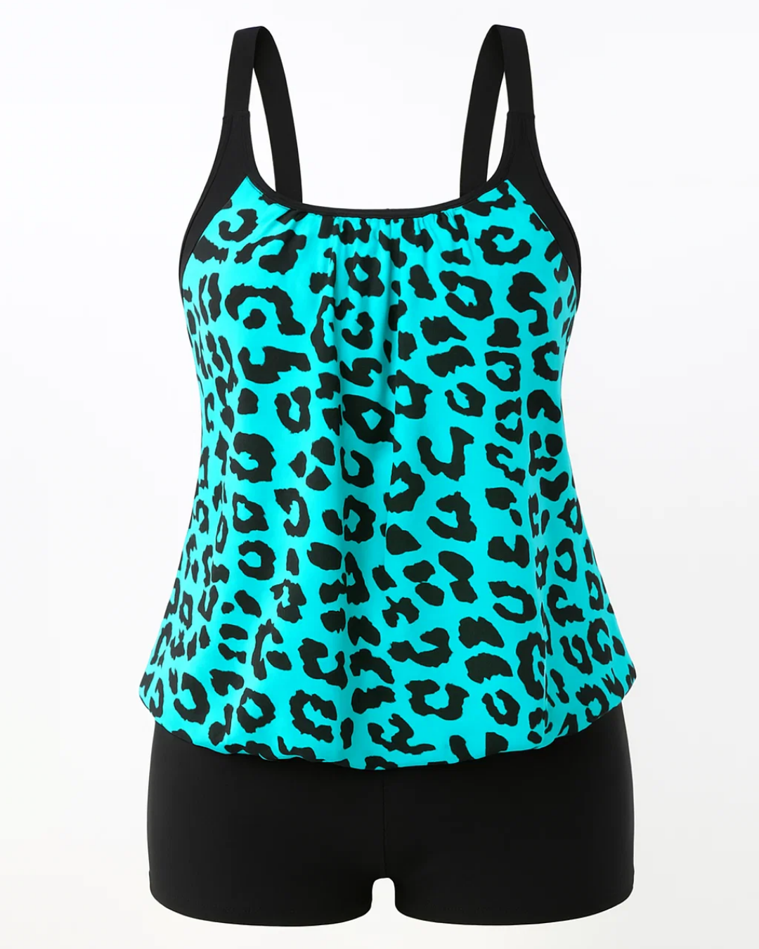 Stretchy Tankini Swim Set for Women