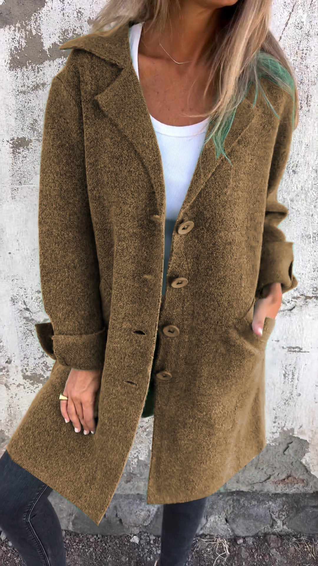 Fiona | Stylish long coat for women