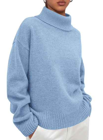 Zoé | Women's Roll Neck Sweater — Elegance & Daily Comfort