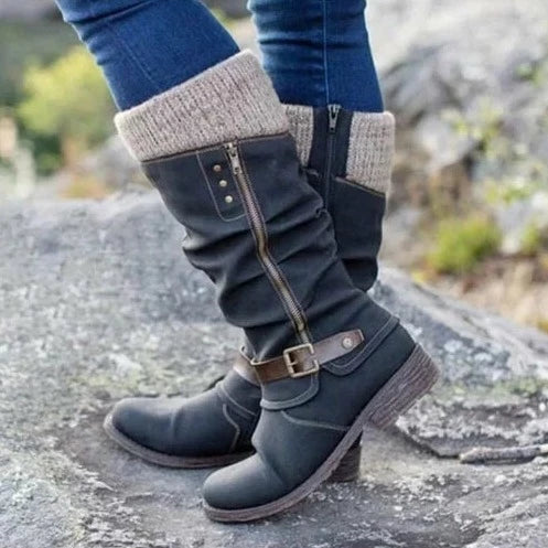 Women's Ankle-High Boots | Buckle Detail