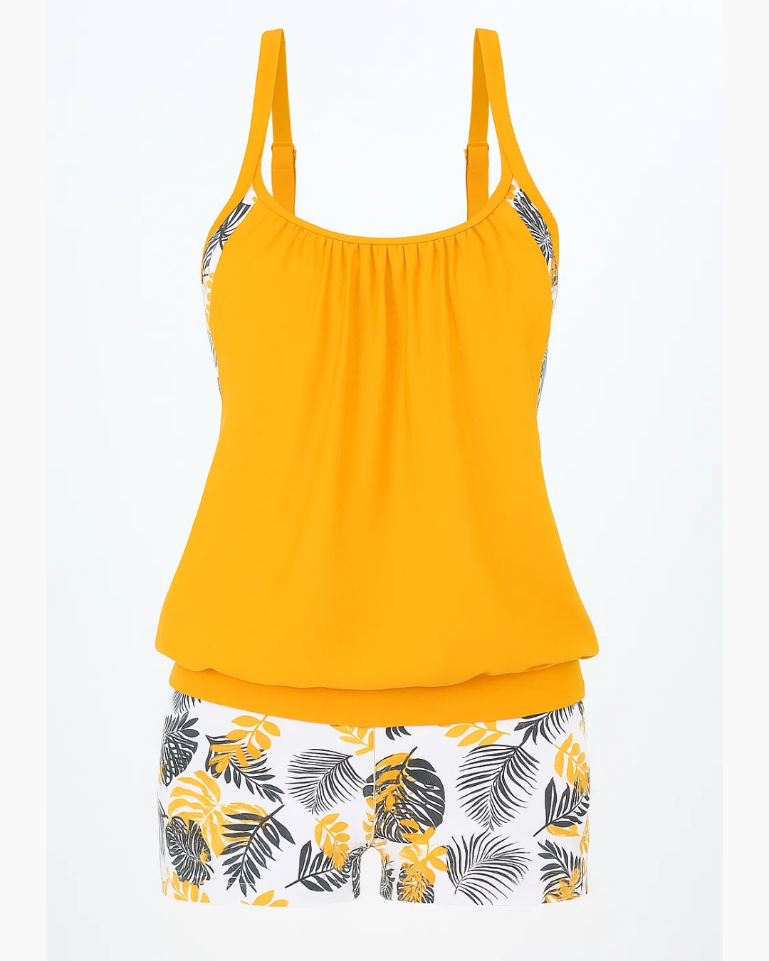 Stretchy Tankini Swim Set for Women